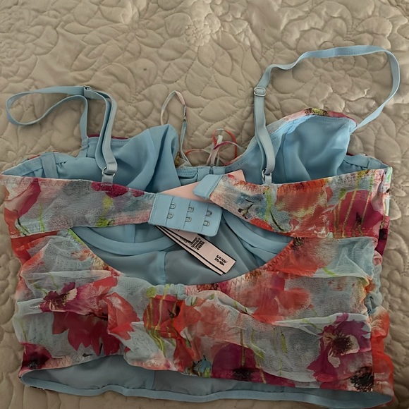 victoria secret flower corset - Picture 2 of 3